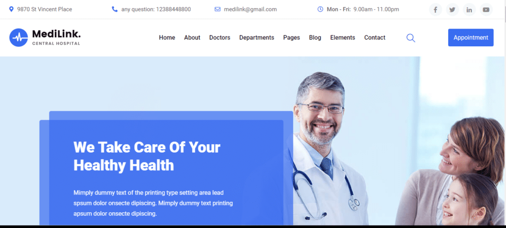 Medilink WP Theme