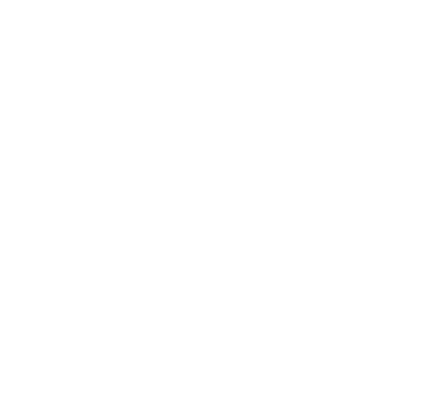 white outline of cat with a hat logo