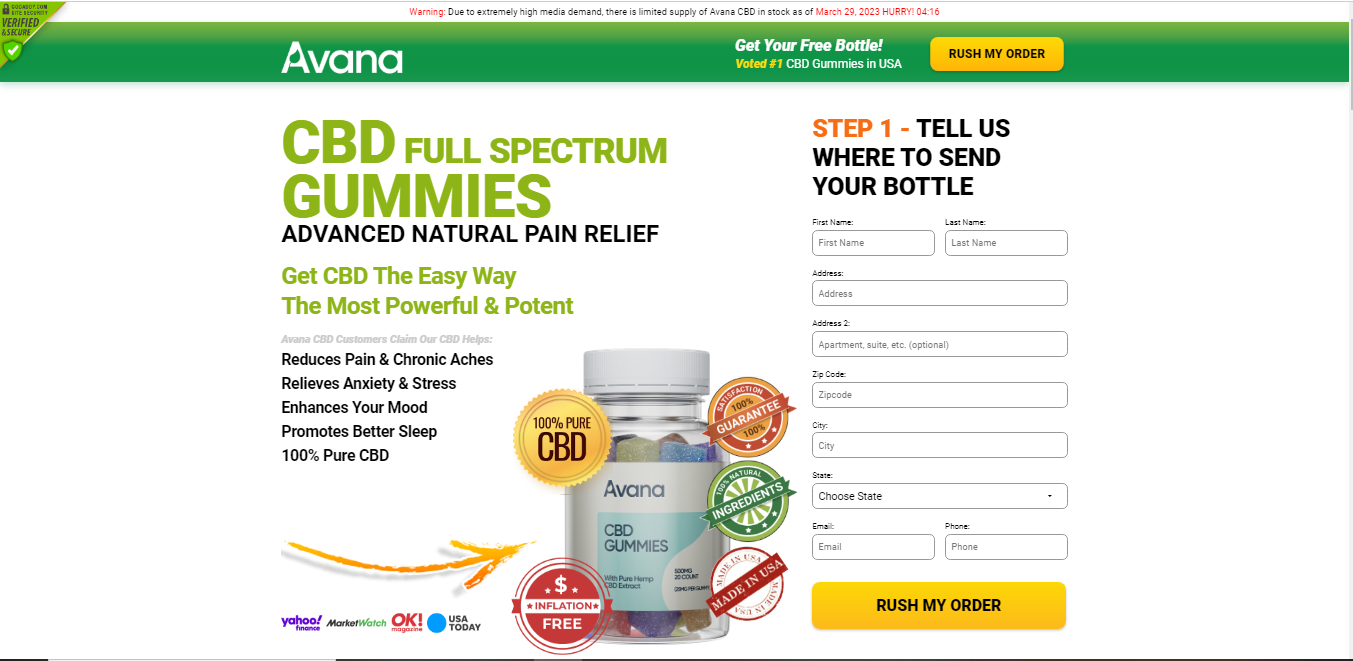 Avana CBD Gummies : Anxiety, Depression & Tension Relief! - Produtor -  Eventos e Conteúdos na Sympla