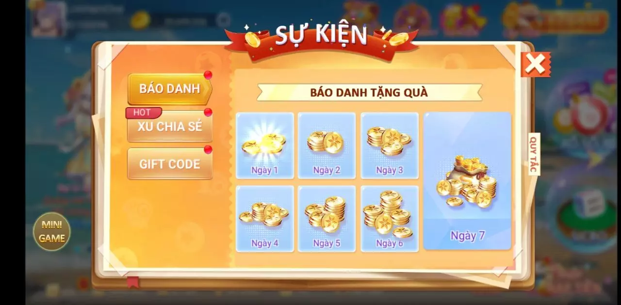 sự kiện báo danh dwin