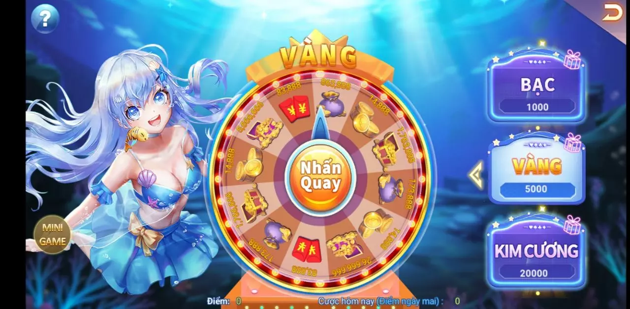 vòng quay may mắn dwin