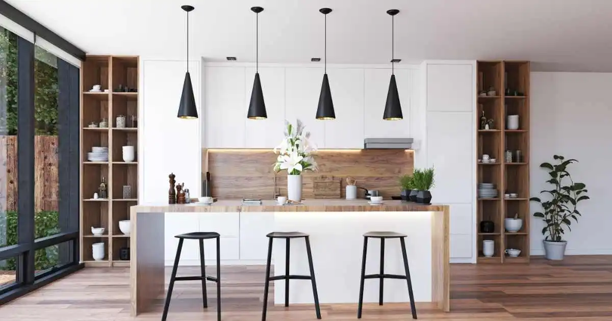 Modern Kitchen Interior.