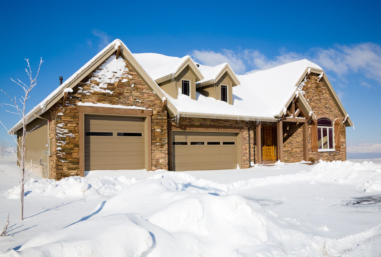 Snow Covered House