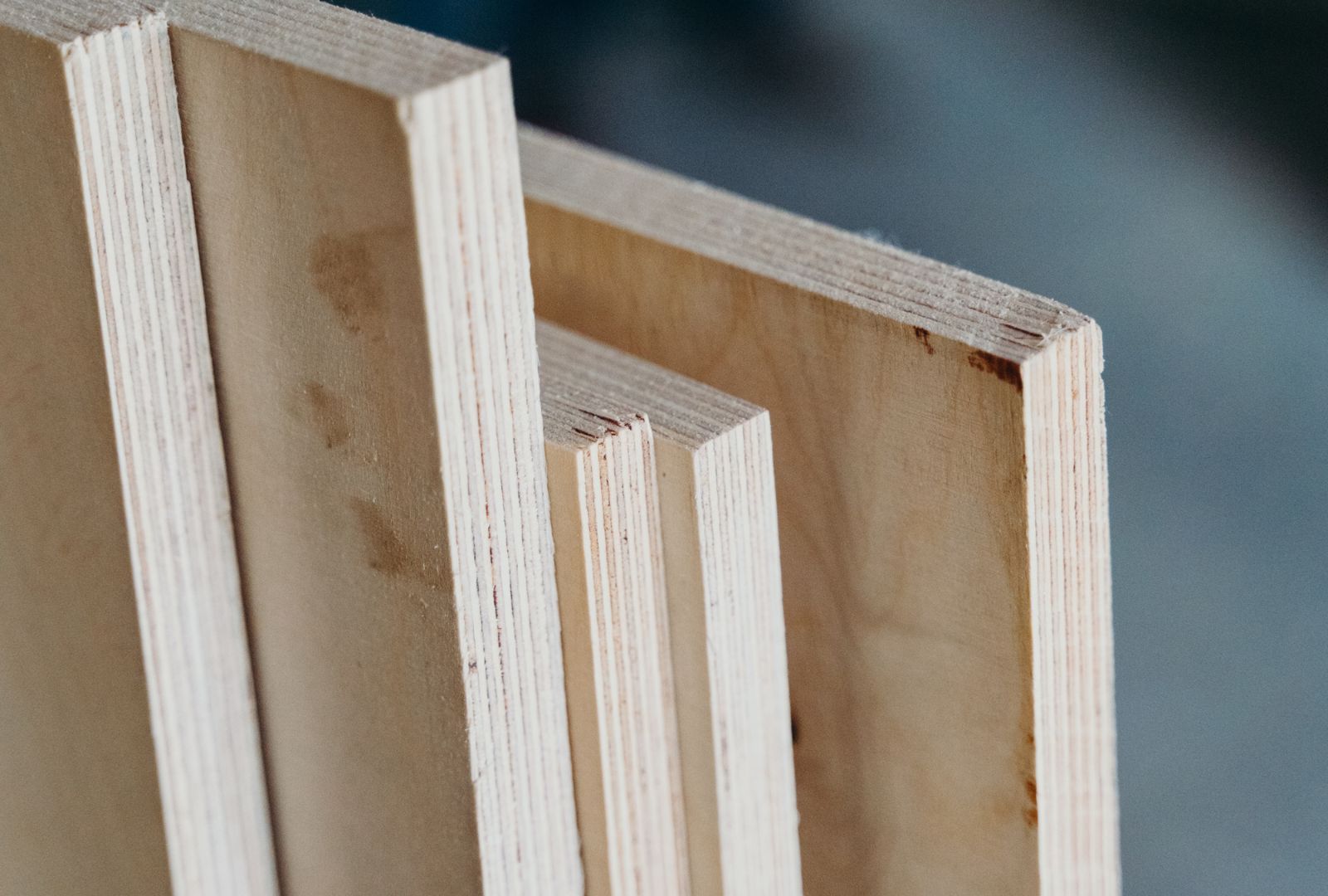 Close-Up Shot of Plywood