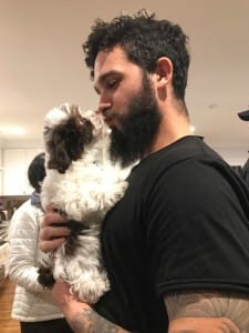 Fluffy loves the new beard.