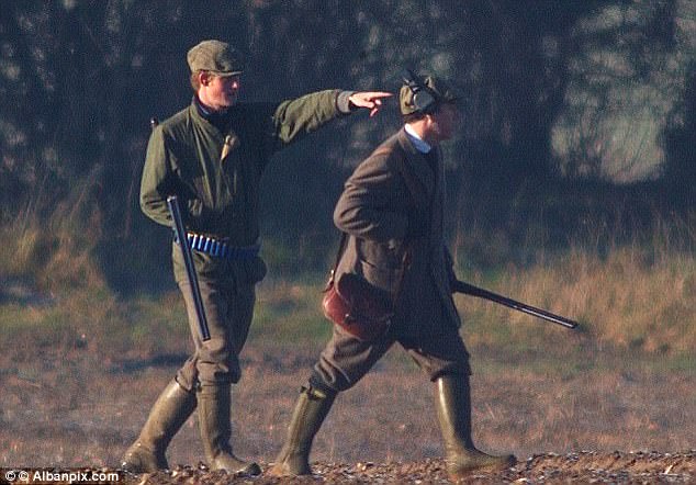 Le prince Harry lors de la chasse de "Boxing Day"