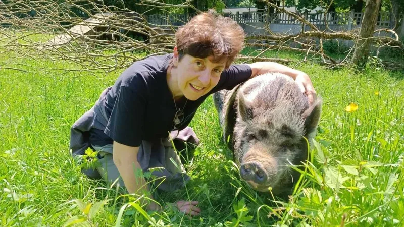 Sabrina, membre de l'association depuis sa création et présidente depuis 22 ans.