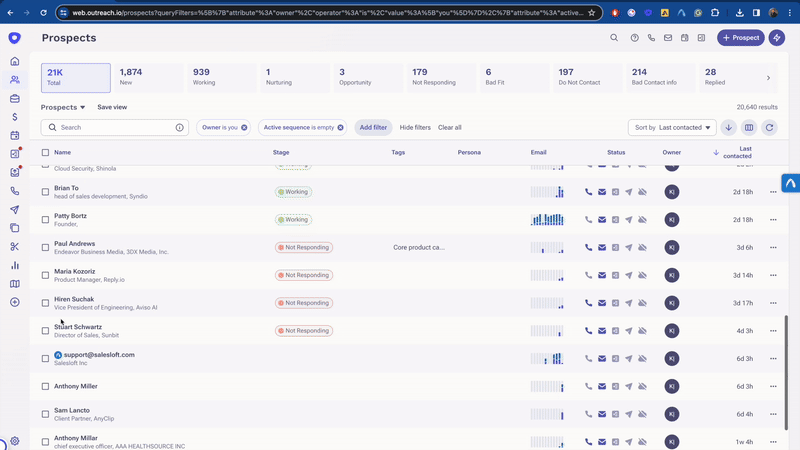 Adding prospects to Autobound sequences directly from Outreach or Salesloft