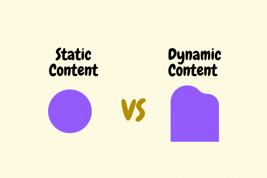 Dynamic Content Vs. Static Content: Main Differences | IO River