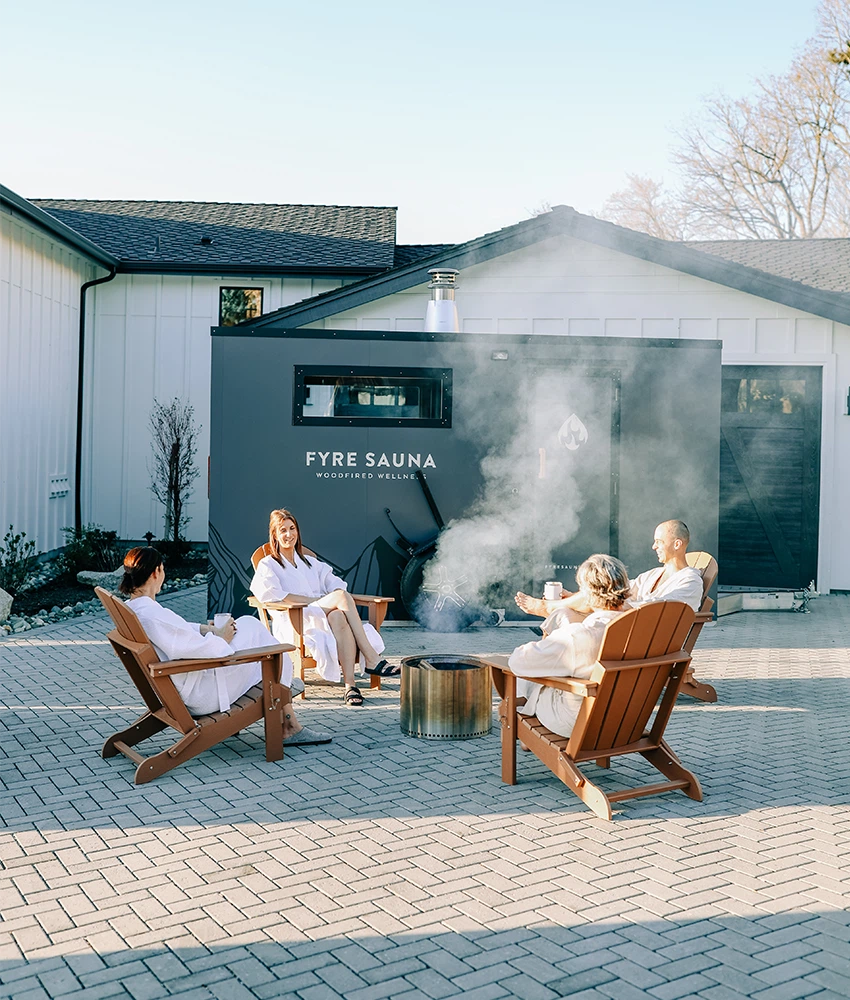 Mobile Sauna and Cold Plunge Fyre Sauna