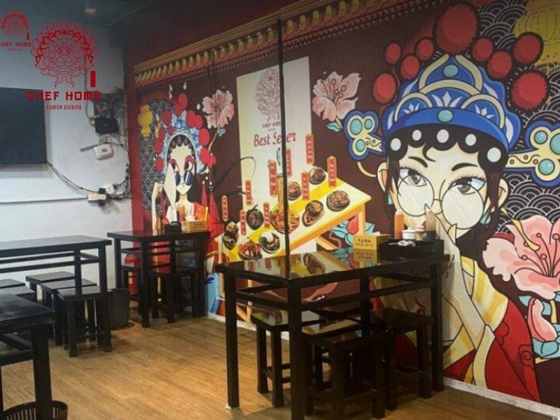 không gian tại quán Comi Chef Home