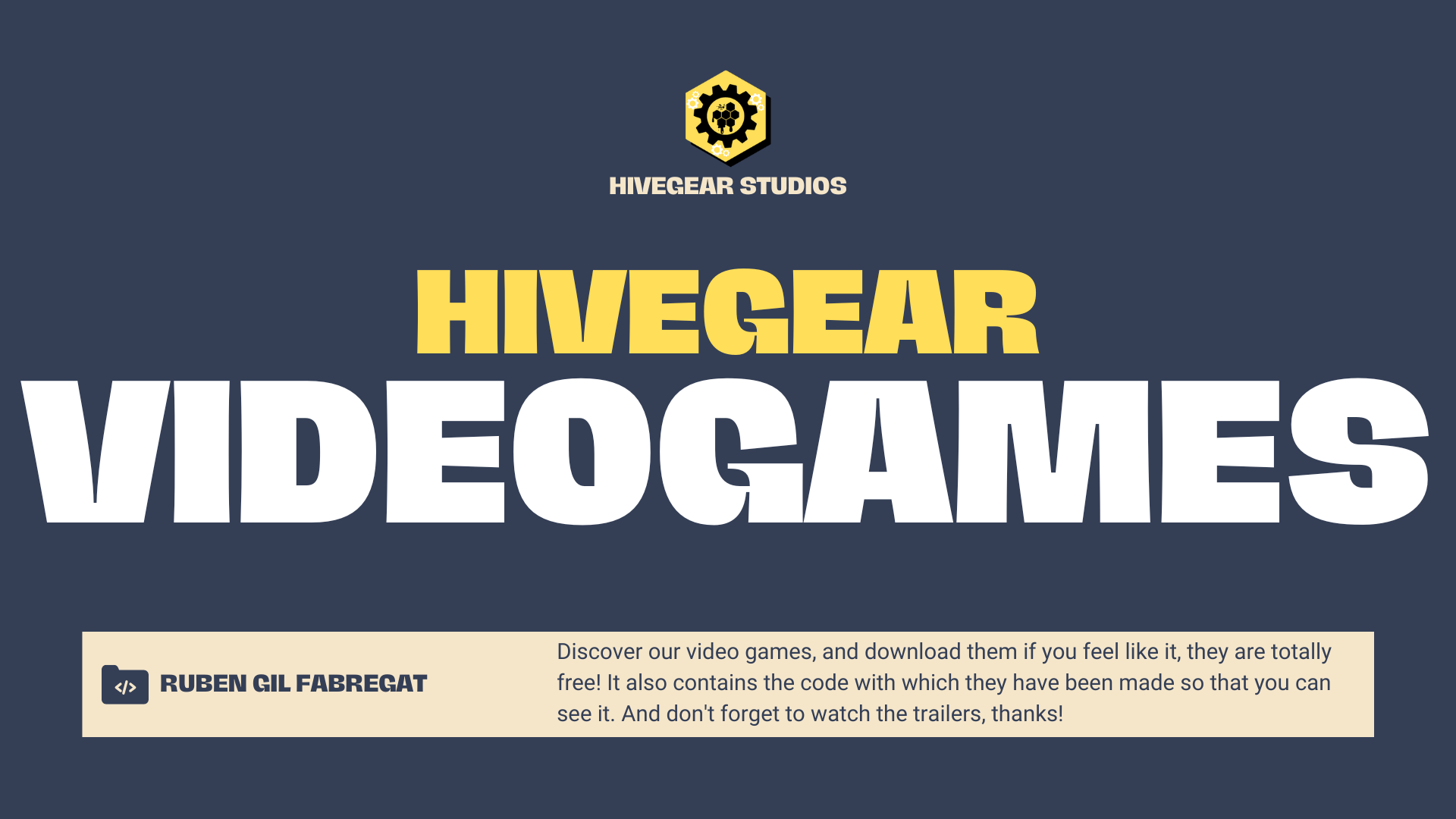 Videogames Header Info