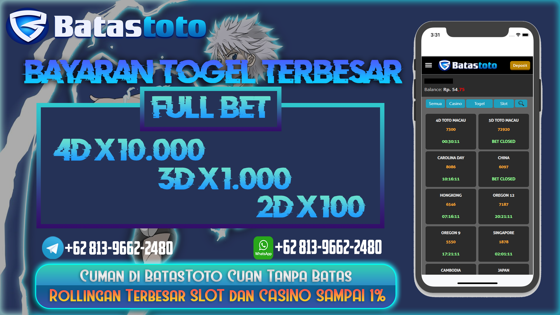 batastoto bayaran hadiah 4d 10 juta