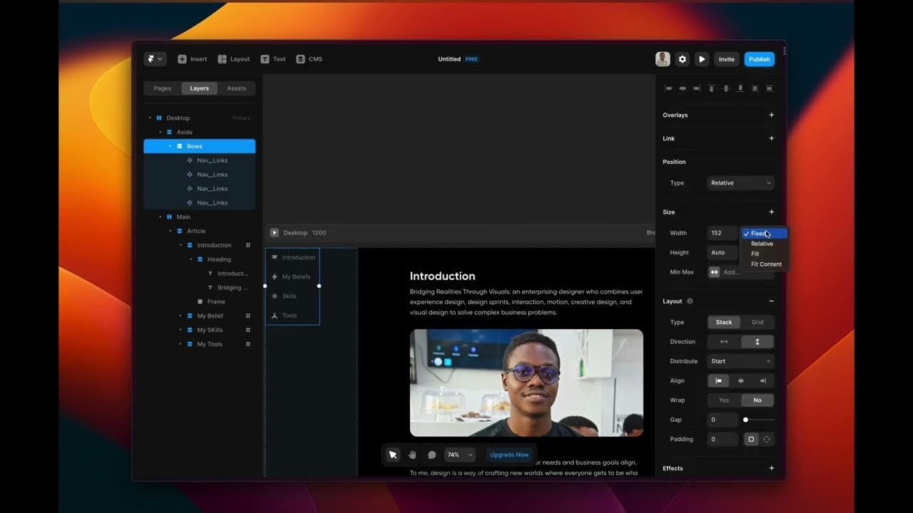 How to Create a Scrollable Navigation Sidebar with Dynamic Scroll
