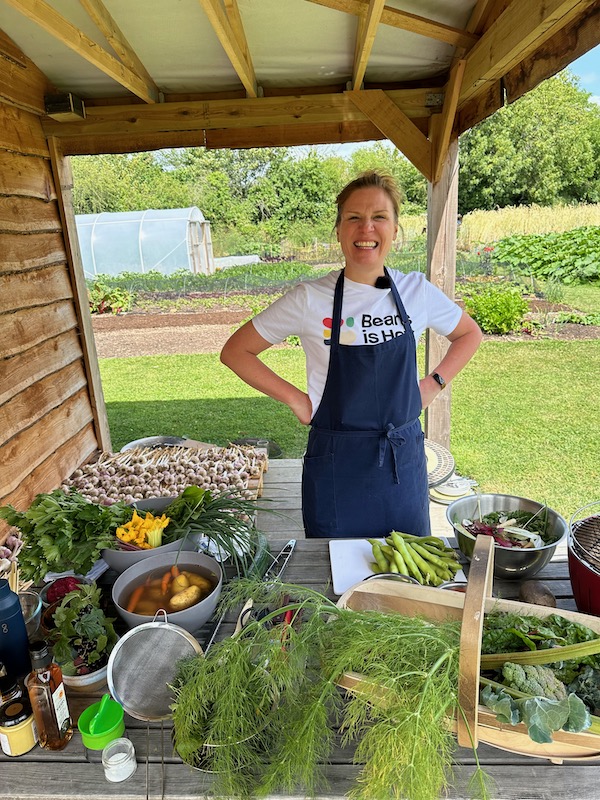 Chantelle Nicholson ready to cook