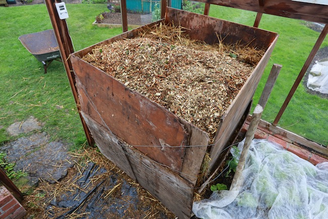 Addition of fresh wood chip