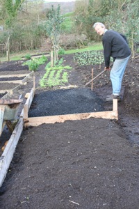 Biochar experiment being created last November, more on this in months ahead