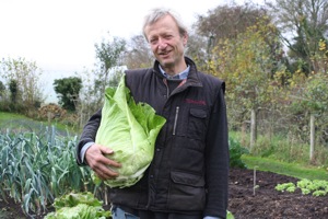 Charles with 11lb Fildekraut cabbage 