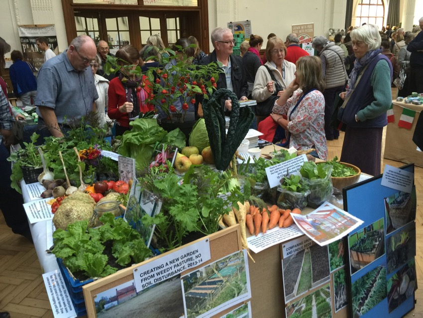 No dig veg and books at the RHS London show, November 1st 2015