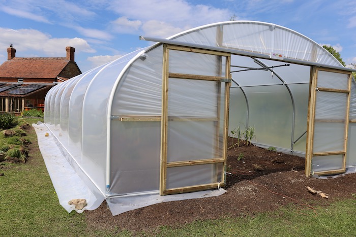 New polytunnel First Tunnels