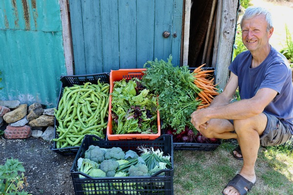 Harvests of 2nd June following a warm May