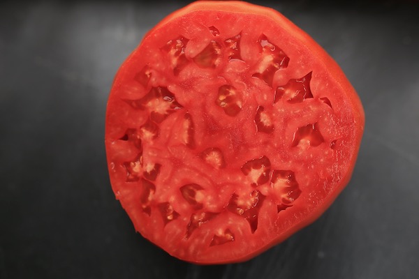Feo de Rigordo tomato for seed saving, and eating!