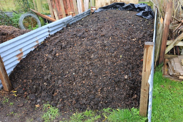Homemade compost 10-12 months old, Homeacres