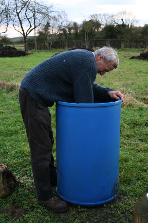 Stirring biodynamic preparation