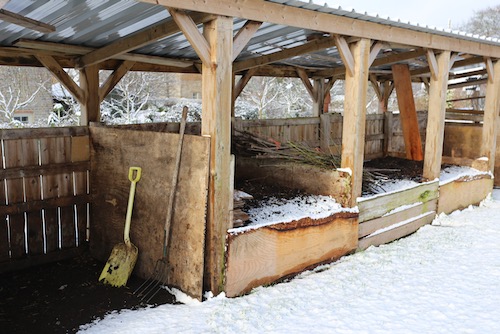 Homemade compost, I still have three bays