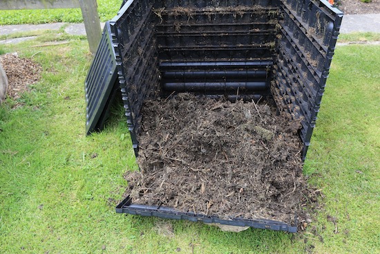 Compost was from this box, which fell apart!