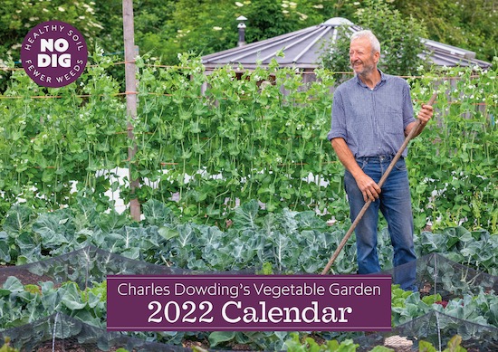 Charles Dowding Calendar 2022 front cover