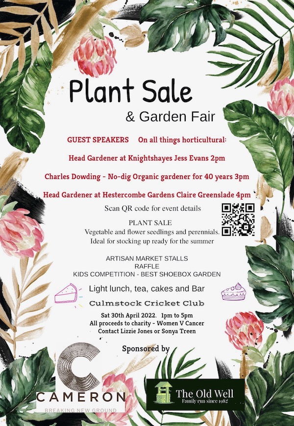 This event looks fun and I am speaking about no dig at 3 pm, in West Somerset