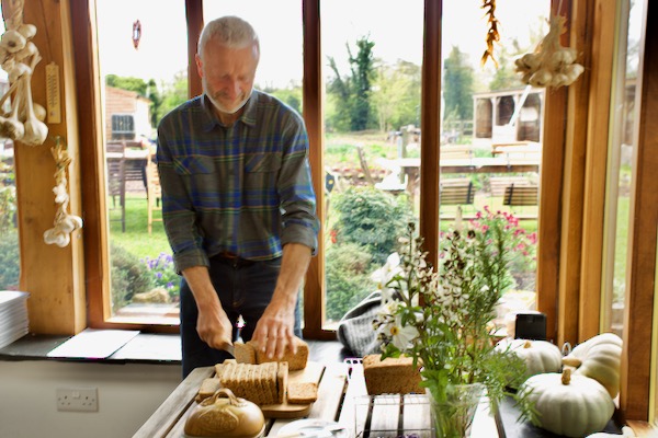 Life can be straightforward and I make my bread using a no-knead method which is pleasingly quick. The flavour is wonderful, thanks largely to the flour being freshly ground.