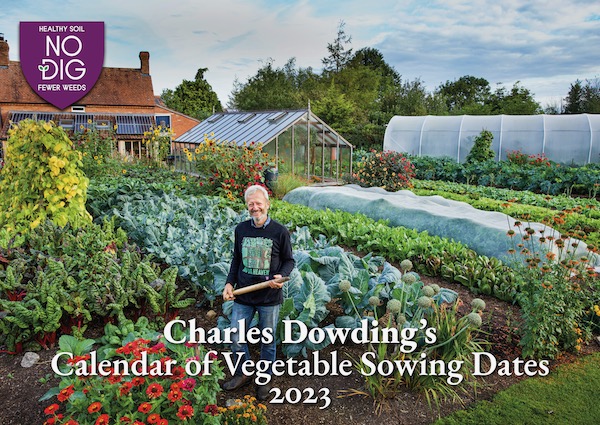 Charles Dowding's Calendar cover 2023