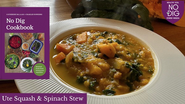 Stew of squash and spinach, video thumbnail