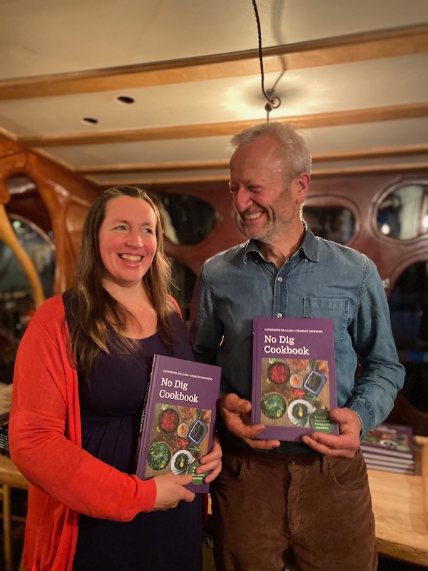 With Catherine Balaam at the book launch.