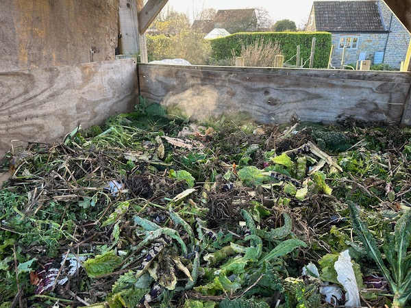 Winter heap still warm because we have added so much new material,