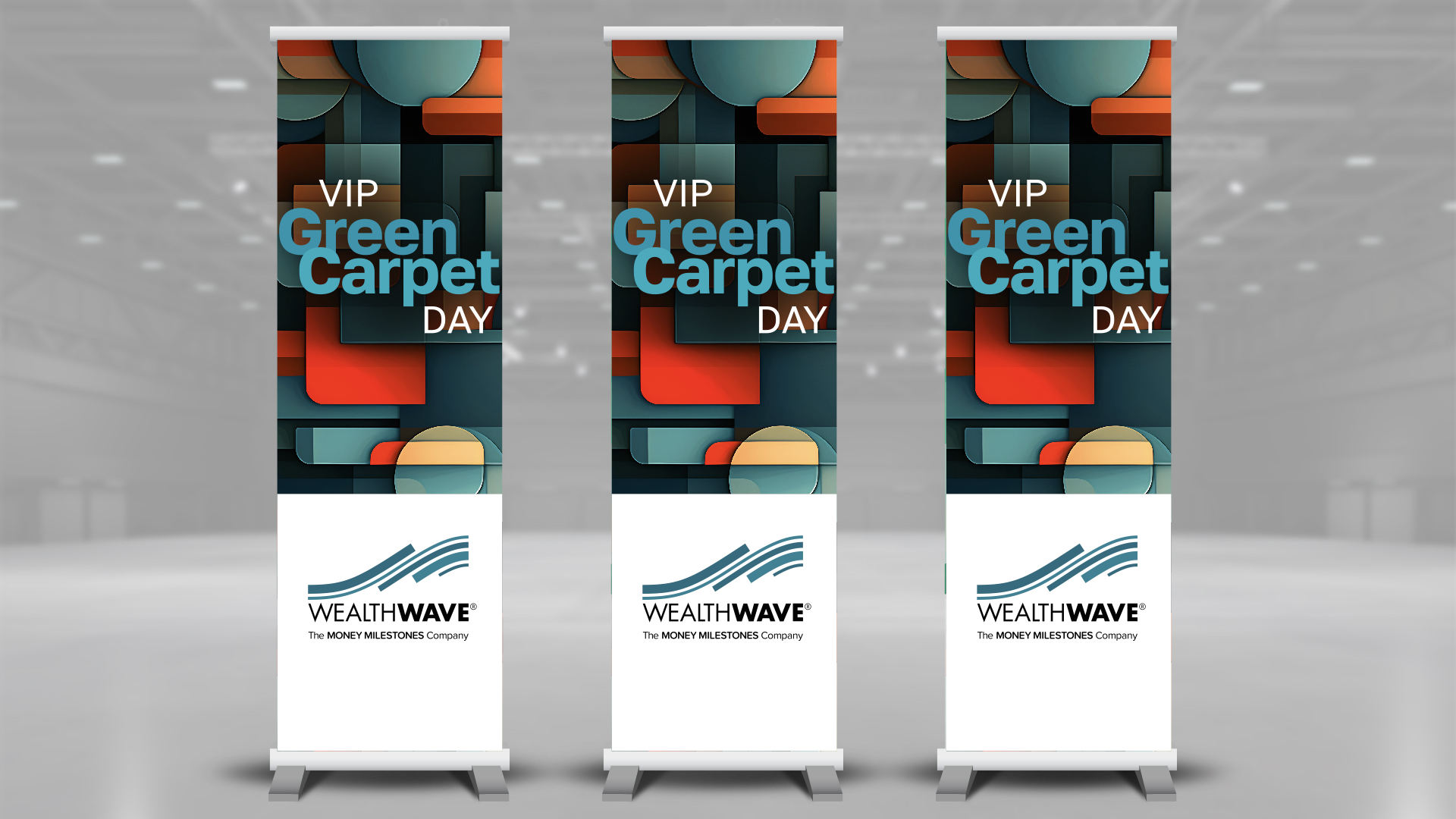 VIP Green Carpet Day PullUp Banner