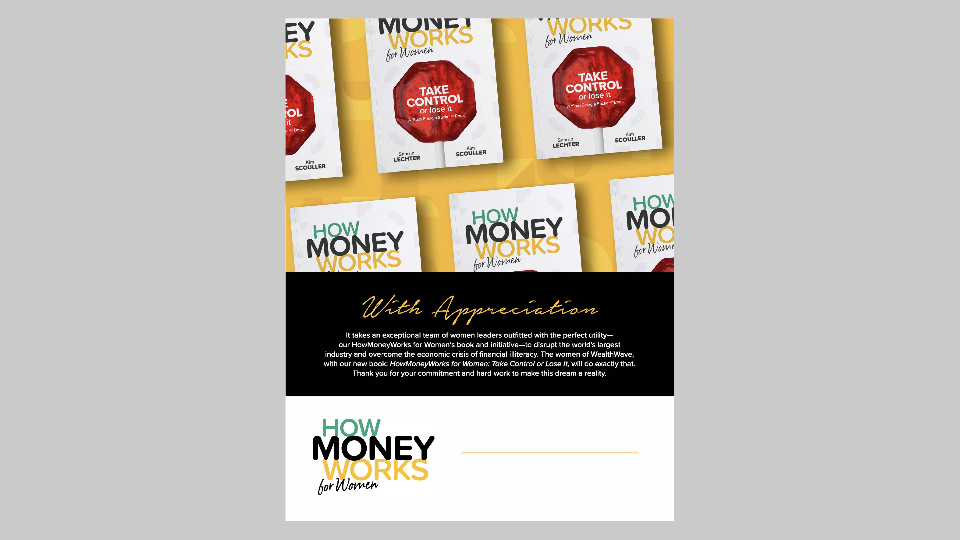 HMW for Women Appreciation Award Fillable