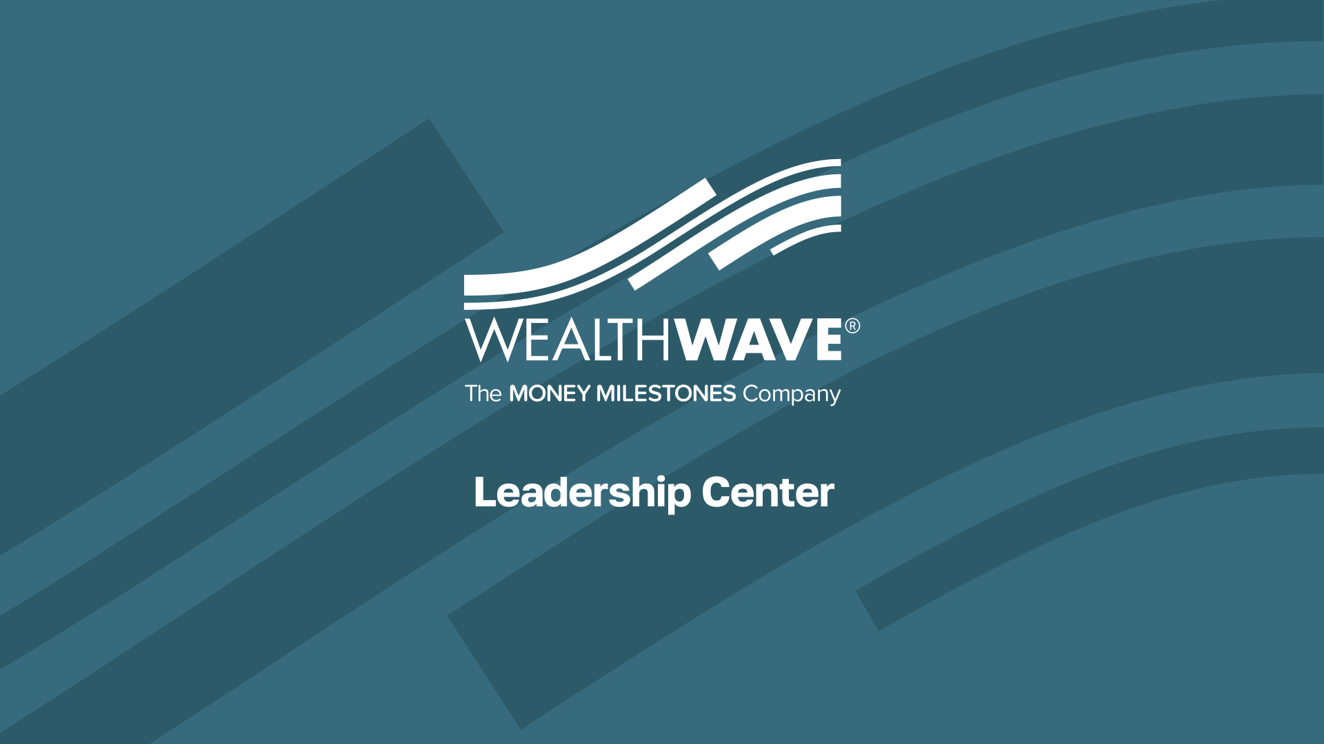 WealthWave Leadership Center Sign
