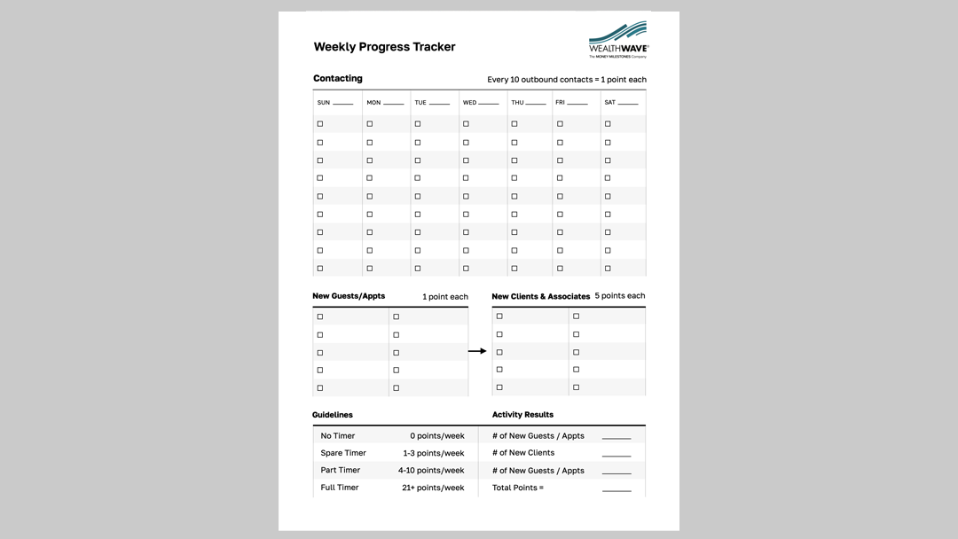 Weekly Progress Tracker