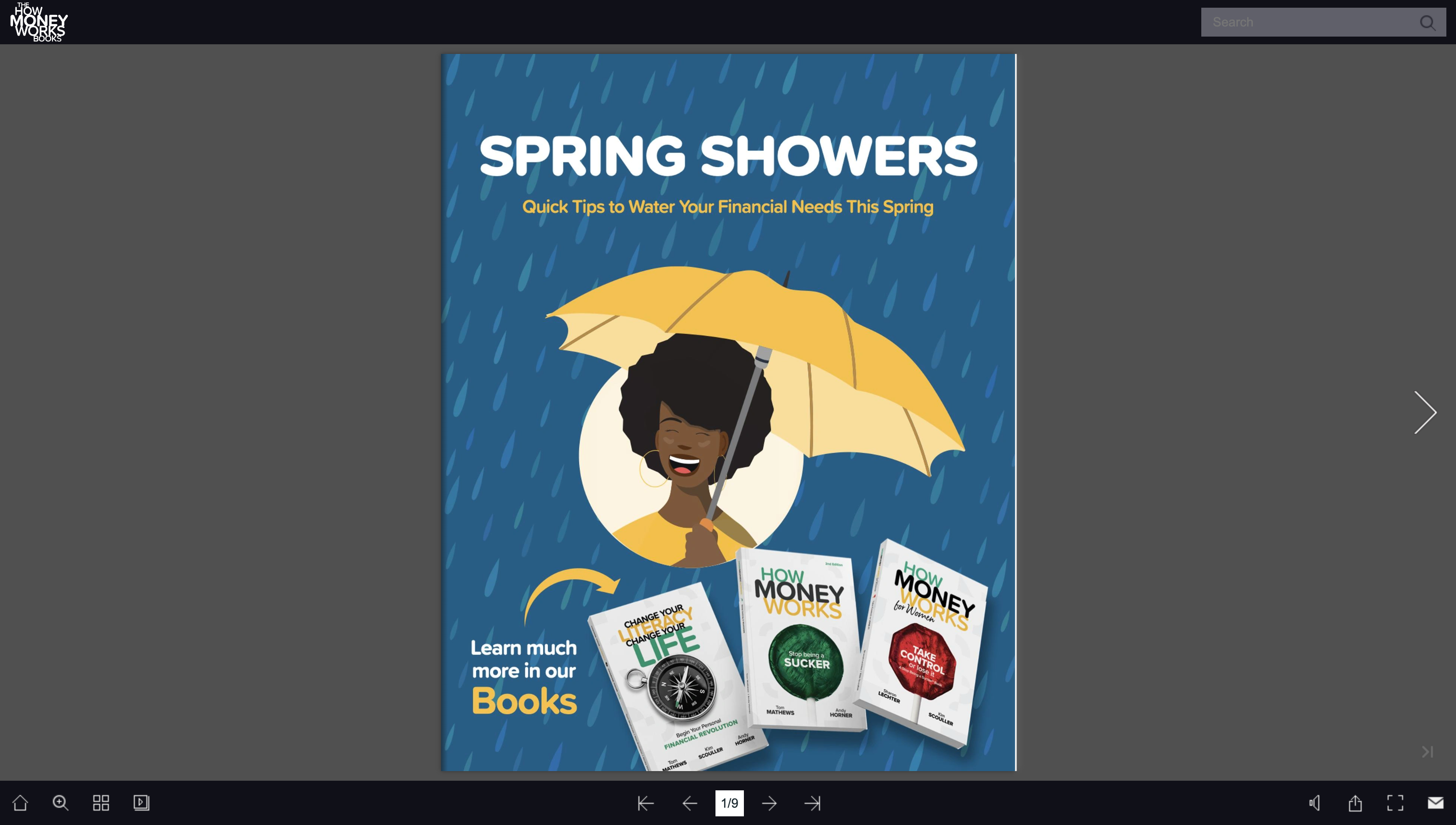 Spring Showers Quick Tips Flipbook