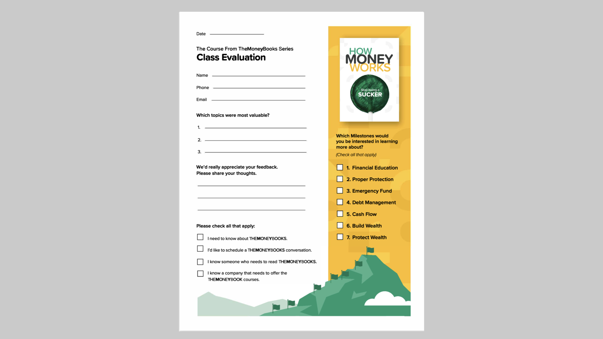 TMB Class Evaluation Form