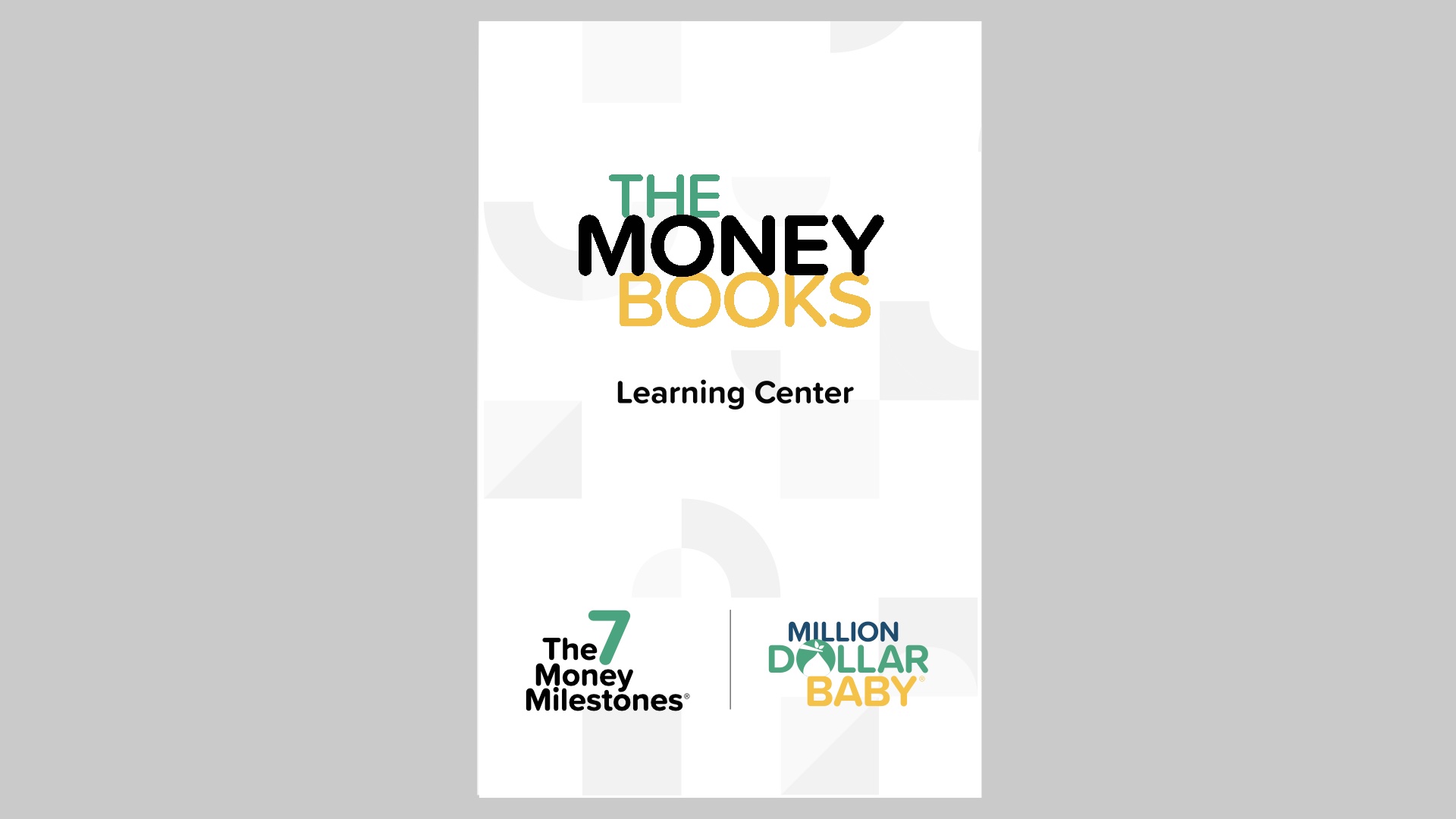 11x17 TheMoneyBooks Learning Center Sign with Additional Logos