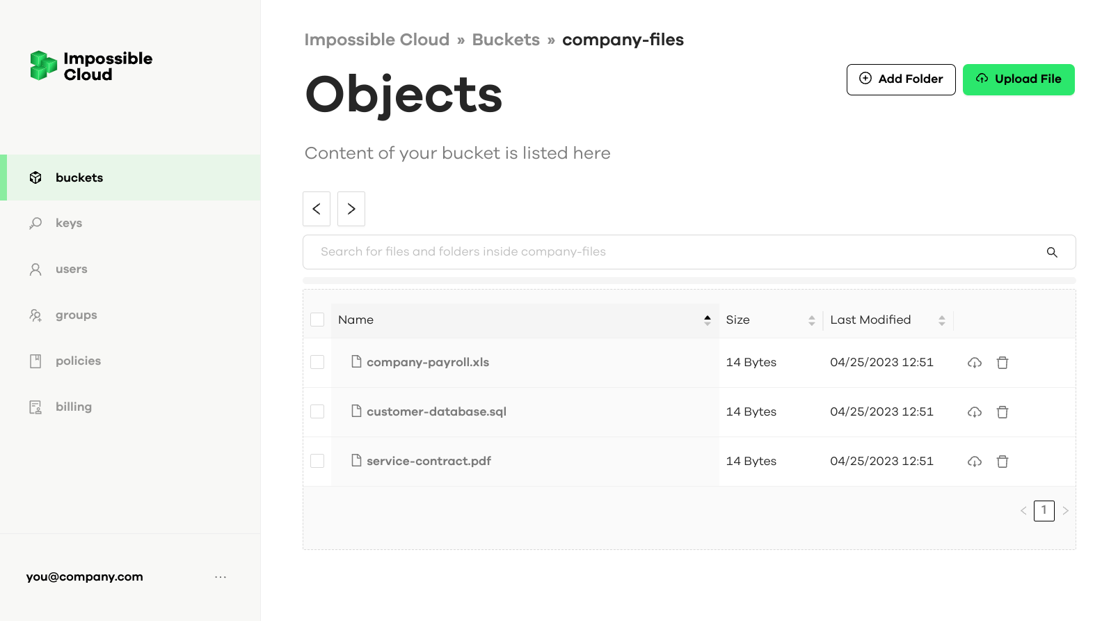 Object storage for 80% less than AWS S3