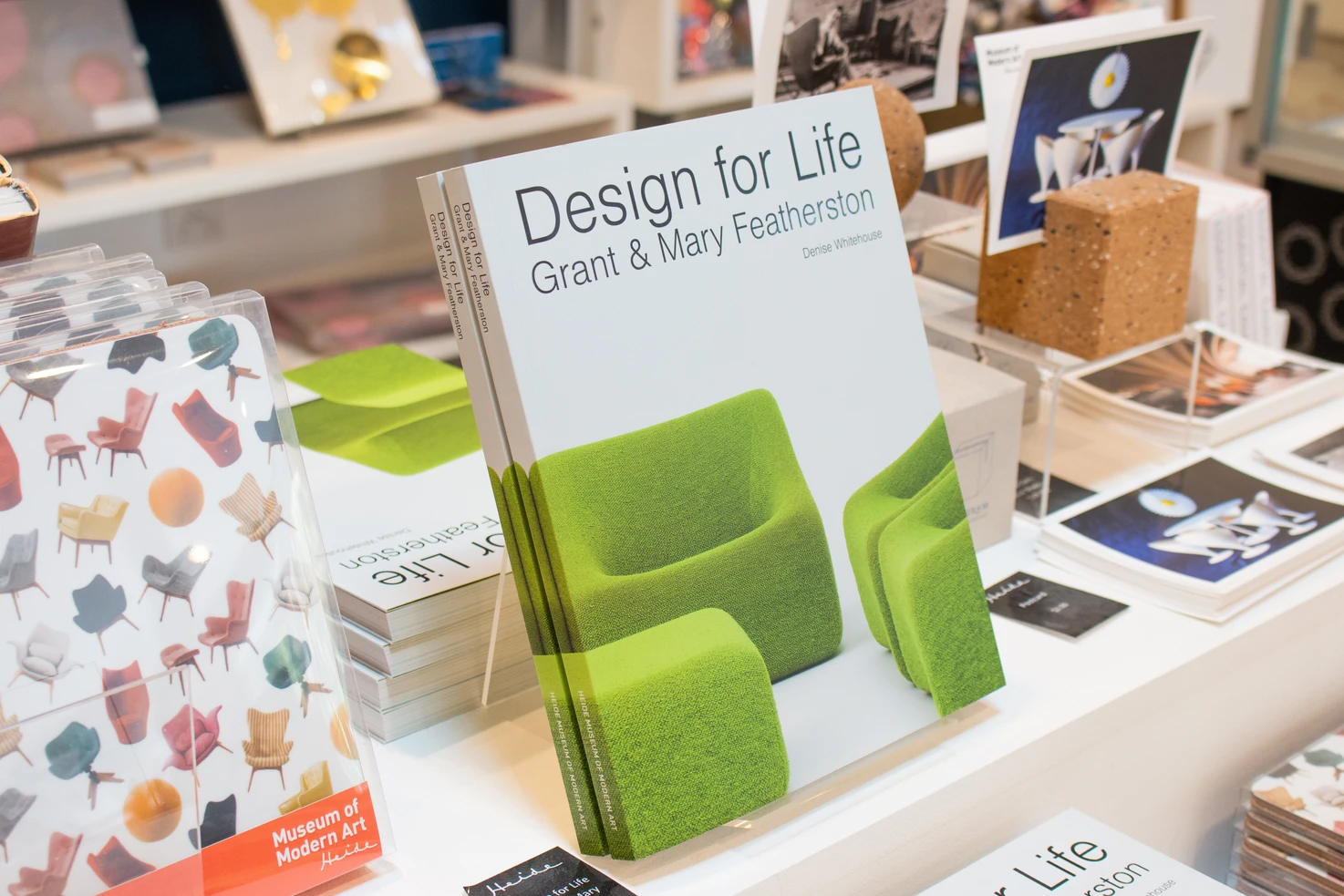 Photo of Design For Life catalogue on a shop display