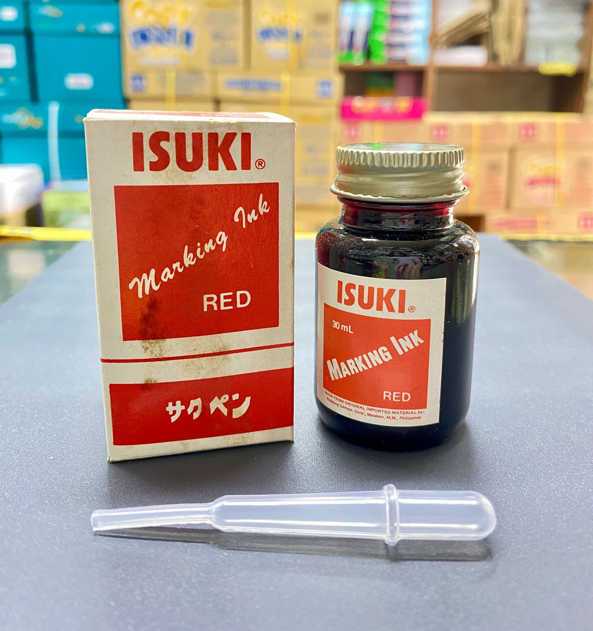 Pudding Ink Red Manuel Stationery | Isuki Marking Ink Red
