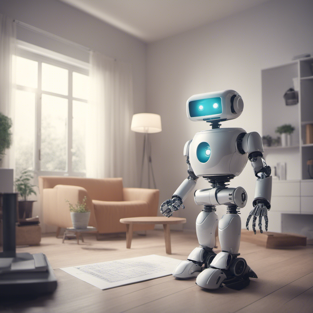 Designing with AI in an interior design app.