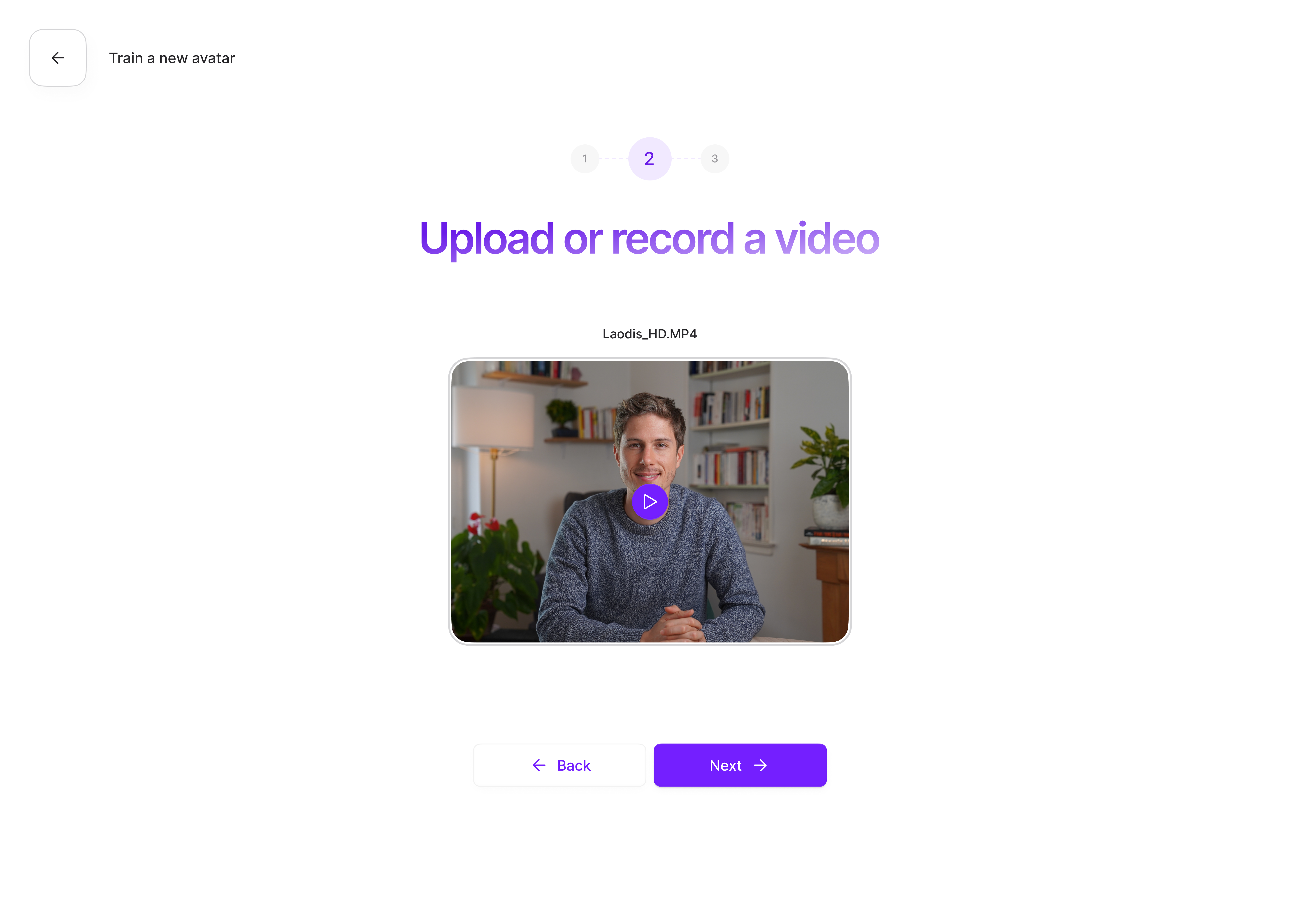 AI Instagram reel generator interface by Argil