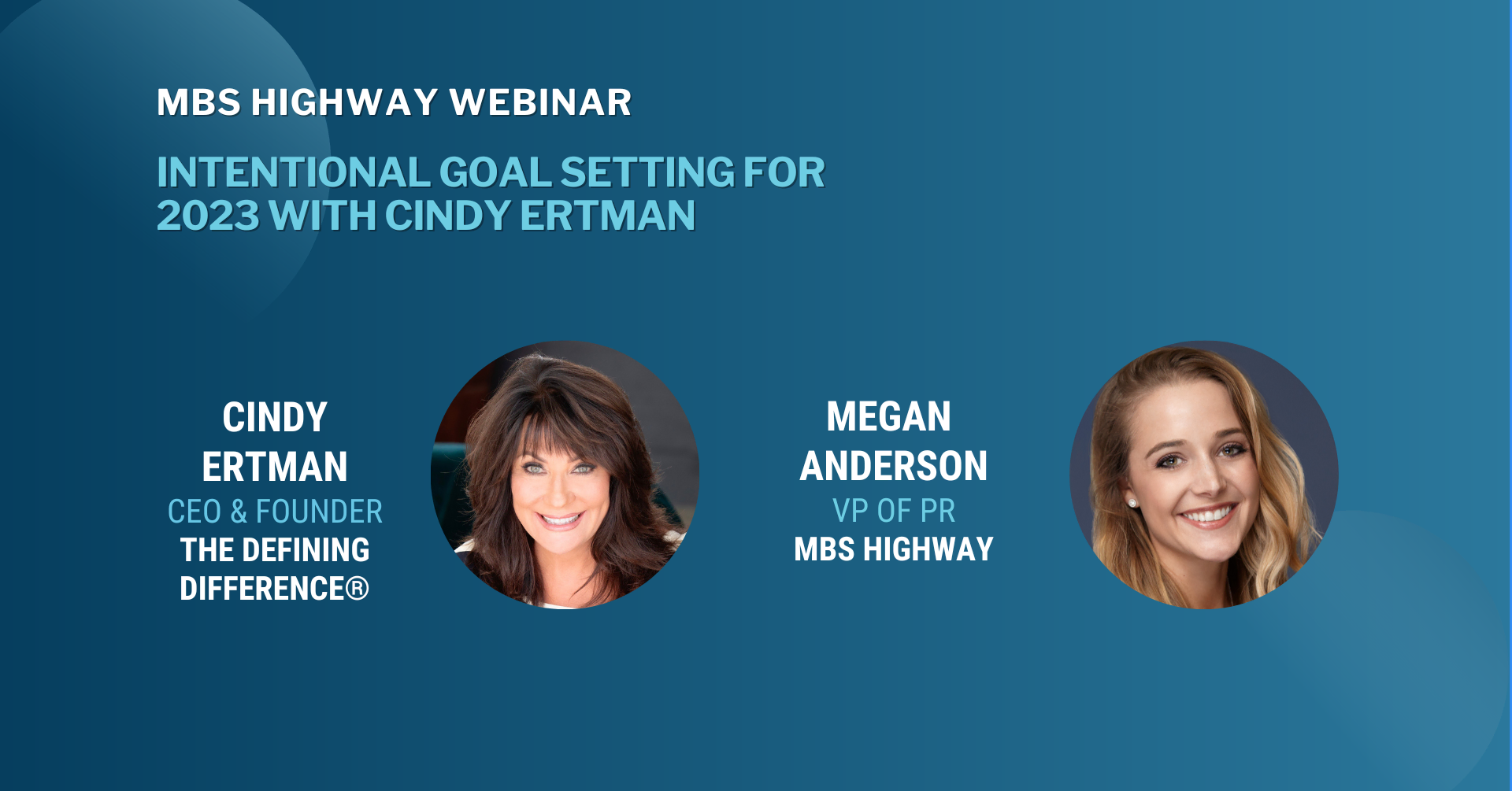 Intentional Goal Setting for 2023 with Cindy Ertman